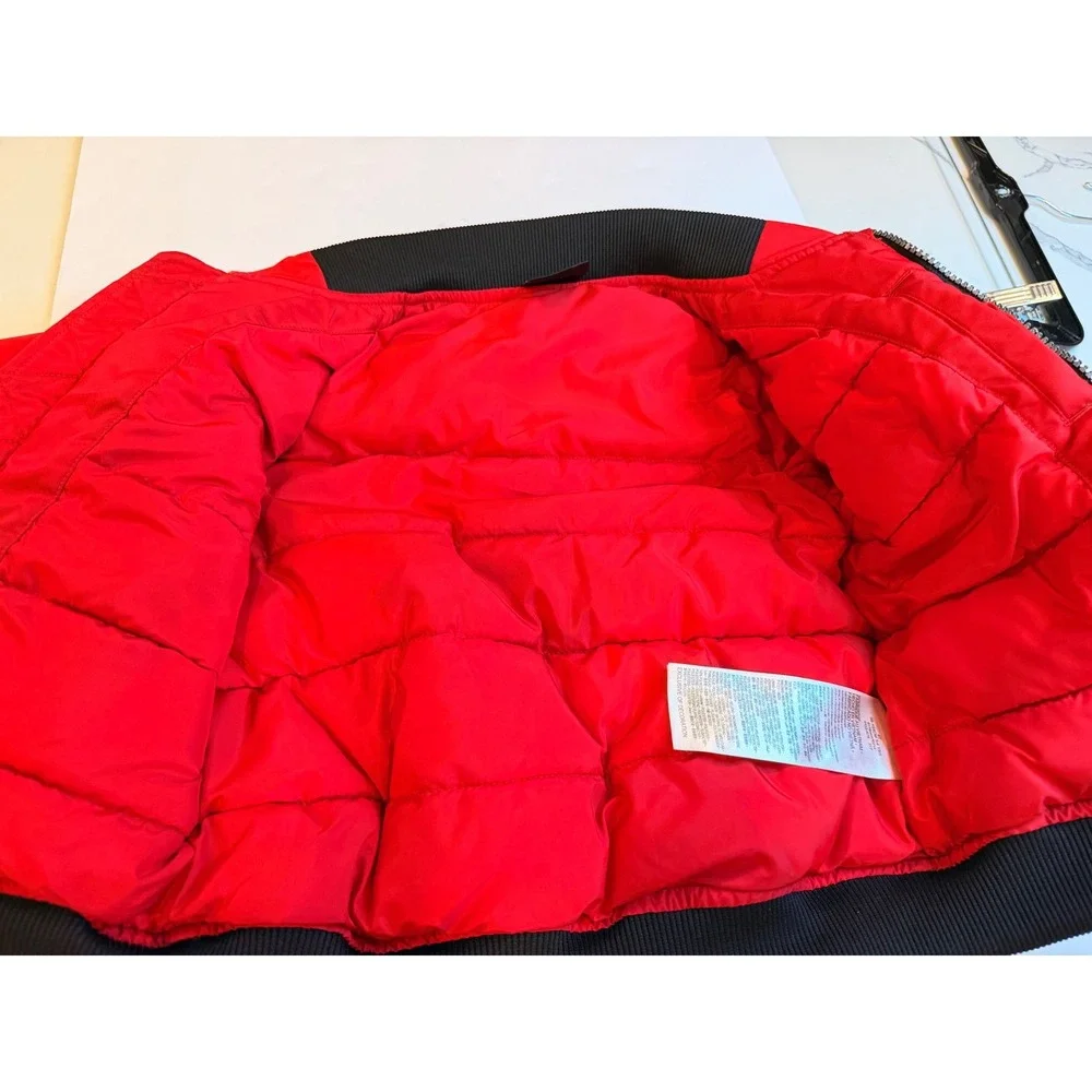 Jordan Boys Red Bomber Jacket Jumpman 23 Graphic Full Zip Coat 4T